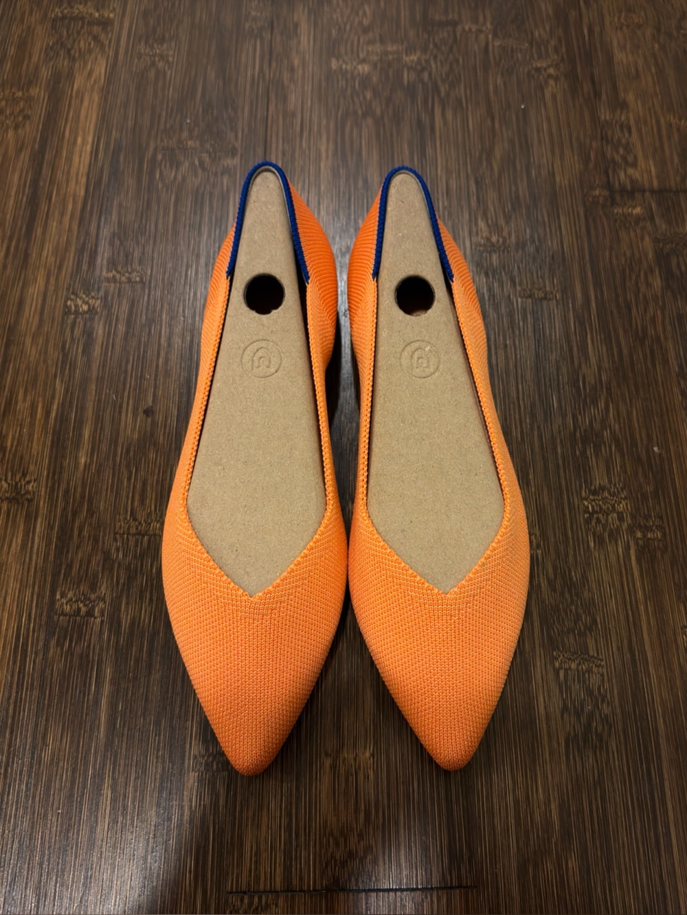 Rothy's The Point Tangerine NWT size 7